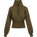 Reduzierte Grüne Deha Bio Nachhaltige Rollkragen Damensweatshirts Größe M 