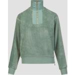 Reduzierte Grüne Deha Rollkragen Damensweatshirts mit Reißverschluss aus Polyester Größe S 