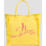 Reduzierte Gelbe Deha Strandtaschen & Badetaschen mit Reißverschluss aus Baumwolle für Damen 