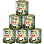 Dehner Best Nature Getreidefreies Hundefutter mit Reis 6-teilig 