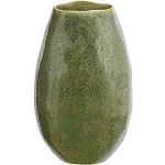 Dunkelgrüne 23 cm Dehner Vasen & Blumenvasen 23 cm aus Keramik 