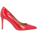 Reduzierte Rote Deimille Pfennigabsatz High Heels & Stiletto-Pumps aus Leder für Damen Größe 41 