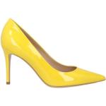 Reduzierte Gelbe Deimille Pfennigabsatz High Heels & Stiletto-Pumps aus Leder für Damen Größe 41 
