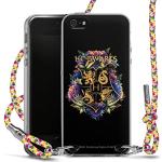 Silberne DeinDesign Harry Potter Hogwarts iPhone SE Hüllen Art: Handyketten aus Silikon mit Band für Damen 