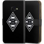 DeinDesign Handyhülle »Borussia Raute Schwarz« Samsung Galaxy Xcover 4s, Hülle Wappen Borussia Mönchengladbach Gladbach, schwarz