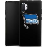 DeinDesign Handyhülle »Hertha BSC schwarz« Samsung Galaxy Note 10 Plus, Hülle Hertha BSC Fußball Offizielles Lizenzprodukt, schwarz, schwarz