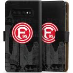 Schwarze DeinDesign Fortuna Düsseldorf Vegane Samsung Galaxy S10 Cases Art: Geldbörsen mit Bildern aus Kunstleder mit Schutzfolie 