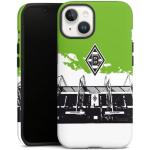 DeinDesign Borussia Mönchengladbach iPhone 14 Hüllen Art: Hard Cases Matt mit Knopf aus Silikon kratzfest für Herren 