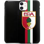 DeinDesign Premium Case kompatibel mit Apple iPhone 11 Smartphone Handyhülle Schutzhülle matt FC Augsburg FCA Offizielles Lizenzprodukt