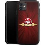 DeinDesign Premium Silikon Hülle kompatibel mit Apple iPhone 11 Handyhülle schwarz Case Offizielles Lizenzprodukt 1. FC Kaiserslautern 1. FCK