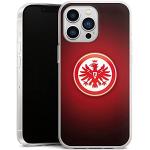 DeinDesign Silikon Hülle kompatibel mit Apple iPhone 13 Pro Case transparent Handyhülle Eintracht Frankfurt Offizielles Lizenzprodukt Wappen