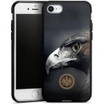 Schwarze DeinDesign Eintracht Frankfurt iPhone 7 Hüllen mit Vogel-Motiv mit Bildern aus Silikon 