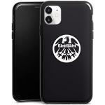 Schwarze DeinDesign Eintracht Frankfurt iPhone 11 Hüllen mit Vogel-Motiv mit Bildern aus Silikon für Herren 