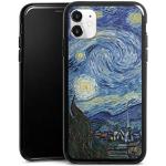 DeinDesign Silikon Hülle kompatibel mit Apple iPhone 11 Case schwarz Handyhülle Kunst Vincent Van Gogh The Starry Night