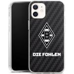 Anthrazitfarbene DeinDesign Borussia Mönchengladbach iPhone 12 Hüllen durchsichtig aus Silikon für Damen 