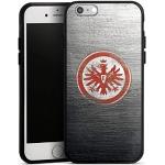 Schwarze DeinDesign Eintracht Frankfurt iPhone Hüllen mit Bildern aus Silikon für Herren 