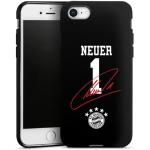 DeinDesign Silikon Hülle kompatibel mit Apple iPhone 8 Case schwarz Handyhülle FC Bayern München FCB Manuel Neuer