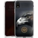 DeinDesign Eintracht Frankfurt iPhone XR Cases mit Vogel-Motiv durchsichtig aus Silikon 