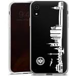 DeinDesign Eintracht Frankfurt iPhone XR Cases mit Skyline-Motiv durchsichtig aus Silikon 
