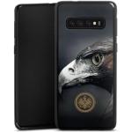 Schwarze DeinDesign Eintracht Frankfurt Samsung Galaxy S10 Cases mit Vogel-Motiv mit Bildern aus Silikon 