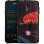 Schwarze DeinDesign FC Bayern Samsung Galaxy S5 Cases mit Bildern aus Silikon 