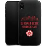 Schwarze DeinDesign Eintracht Frankfurt iPhone XR Cases Art: Slim Cases mit Bildern aus Silikon 