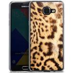 Animal-Print DeinDesign Samsung Galaxy A5 Hüllen 2016 Art: Slim Cases mit Leopard-Motiv durchsichtig aus Silikon 