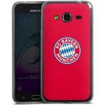 Anthrazitfarbene DeinDesign FC Bayern Samsung Galaxy J3 Cases 2016 Art: Slim Cases mit Bildern aus Silikon 