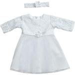 Weiße Kinderfestkleider aus Tüll für Babys Größe 62 