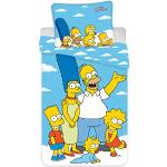 Blaue Die Simpsons Bettwäsche Sets & Bettwäsche Garnituren mit Reißverschluss 140x200 