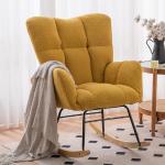 Gelbe Moderne Stillstühle aus Teddy Breite 50-100cm, Höhe 50-100cm, Tiefe 50-100cm 