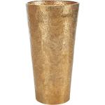 Goldene 40 cm Bodenvasen & Vasen für Pampasgras aus Aluminium 