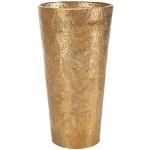 Goldene 40 cm Trendfabrik Bodenvasen & Vasen für Pampasgras 