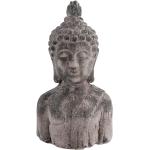 Graue Asiatische 14 cm Buddha Figuren 