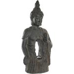 Kupferfarbene Asiatische 70 cm Buddha Figuren LED beleuchtet 