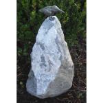 Deko-Figur Eisvogel Bronze auf Granitstein 25 cm
