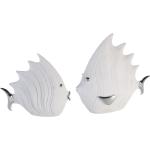 Weiße Maritime Tierfiguren mit Tiermotiv aus Kunstharz 