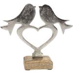 Reduzierte Silberne Moderne 17 cm Tempelwelt Skulpturen & Dekofiguren mit Herz-Motiv  zum Valentinstag 