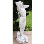 Deko Garten Figur Statue Frau als Wasserspeier Dek