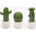 Reduziertes Grünes Geschirr & Essgeschirr mit Kaktus-Motiv aus Porzellan 
