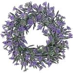 Violette Ideen mit Herz Runde Blumenkränze 