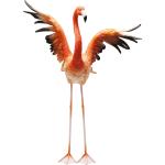 66 cm KARE DESIGN Flamingo-Gartenfiguren aus Kunststein 