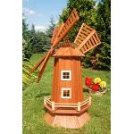Deko-Shop-Hannusch Garten-Windmühle aus Holz - Höh