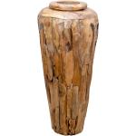 Rustikale 80 cm vidaXL Vasen & Blumenvasen 80 cm aus Massivholz 