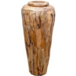 Rustikale 80 cm Vasen & Blumenvasen 80 cm aus Massivholz 