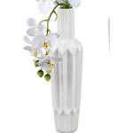 Weiße 38 cm Formano Vasen & Blumenvasen 38 cm matt aus Keramik 