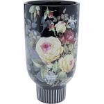 Schwarze 27 cm Vasen & Blumenvasen 27 cm aus Keramik 