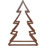 Reduzierte Braune Rustikale 24 cm Weihnachtsdeko für den Garten aus Edelrost 