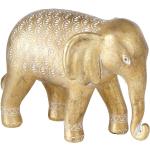 Goldene Moderne Elefanten Figuren 