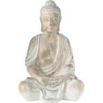 Beige Moderne 67 cm Buddha-Gartenfiguren aus Kunstharz 